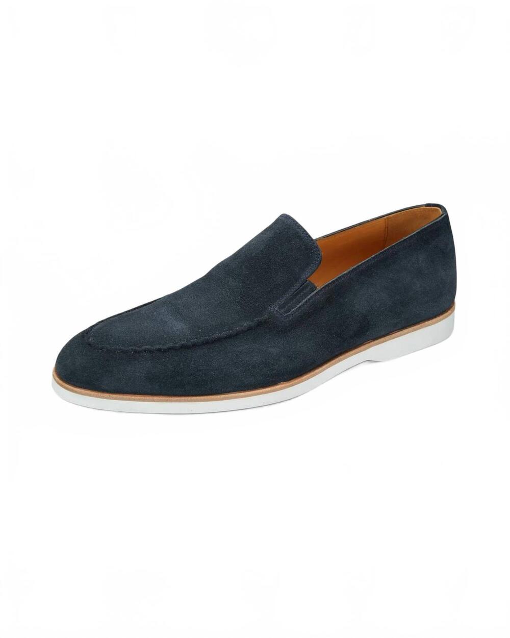 NEW BONTONI men's raggio stitch venetian shoes in sirena